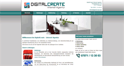 Desktop Screenshot of digitalcreate.de